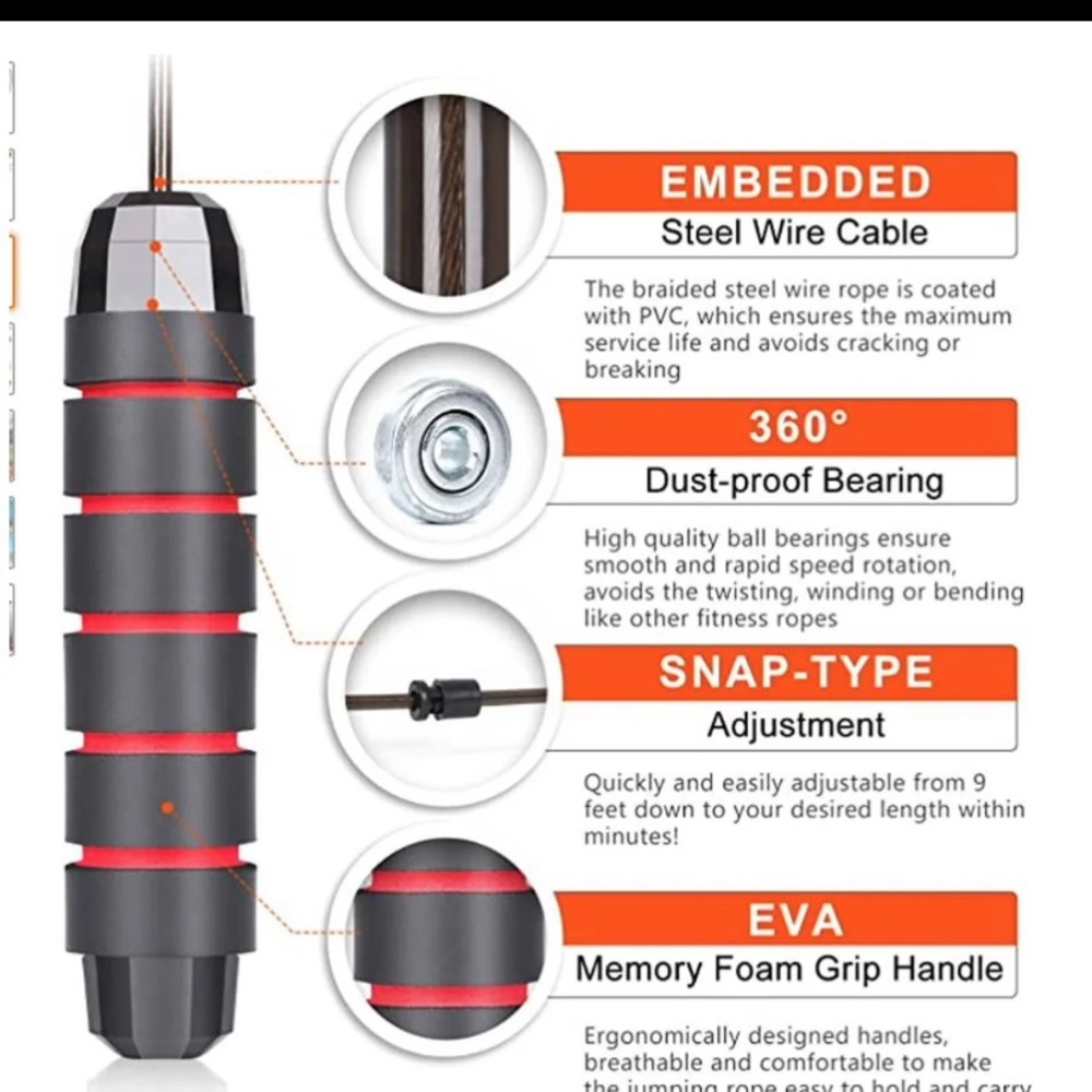 Fitness Skipping Rope - Picture 9 of 10